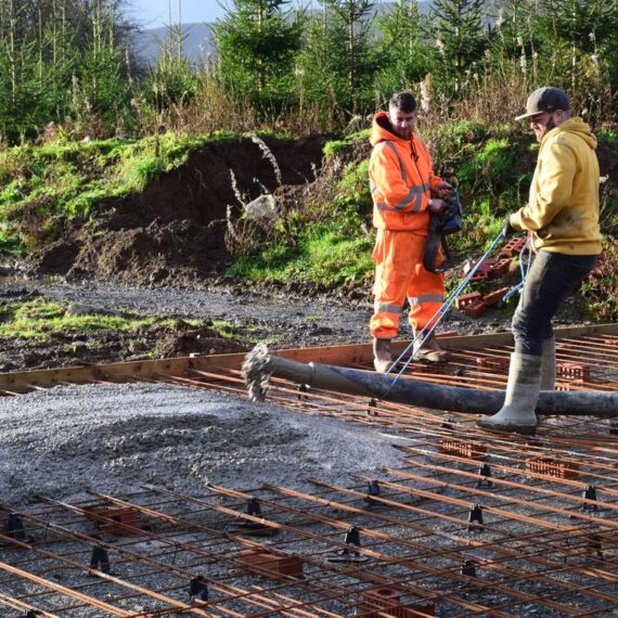 Building the lodges_Mid Wales Lodges_22