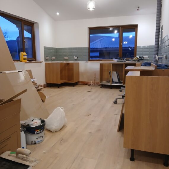 Progress in Oak Lodge kitchen_3