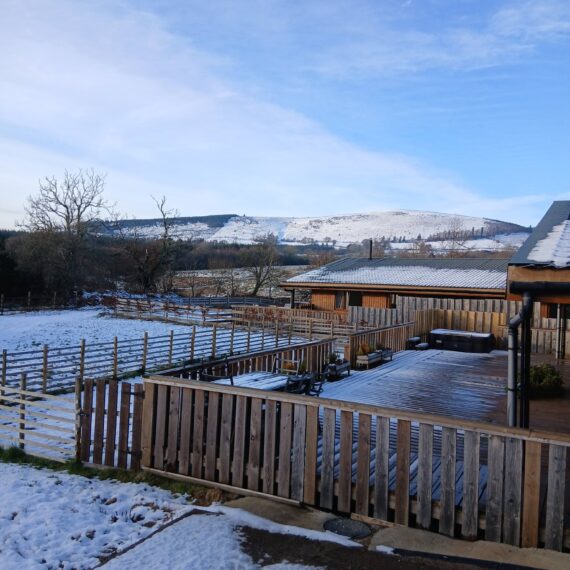 Winter wonderland Mid Wales Lodges_6
